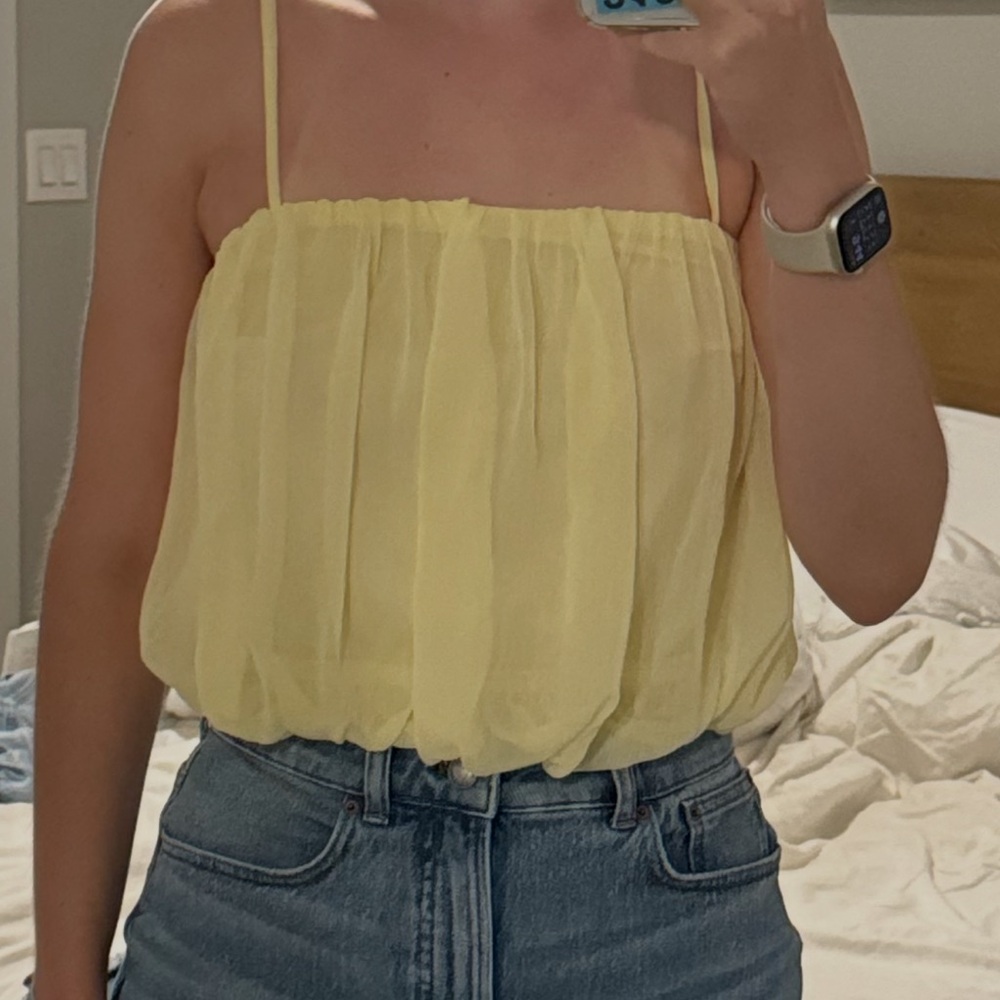 Yellow Abercrombie Top